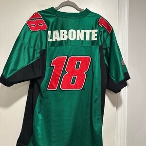 Vintage Bobby Labonte Green #18 Embroidered Chase Authentics Nascar Jersey Sz:XL